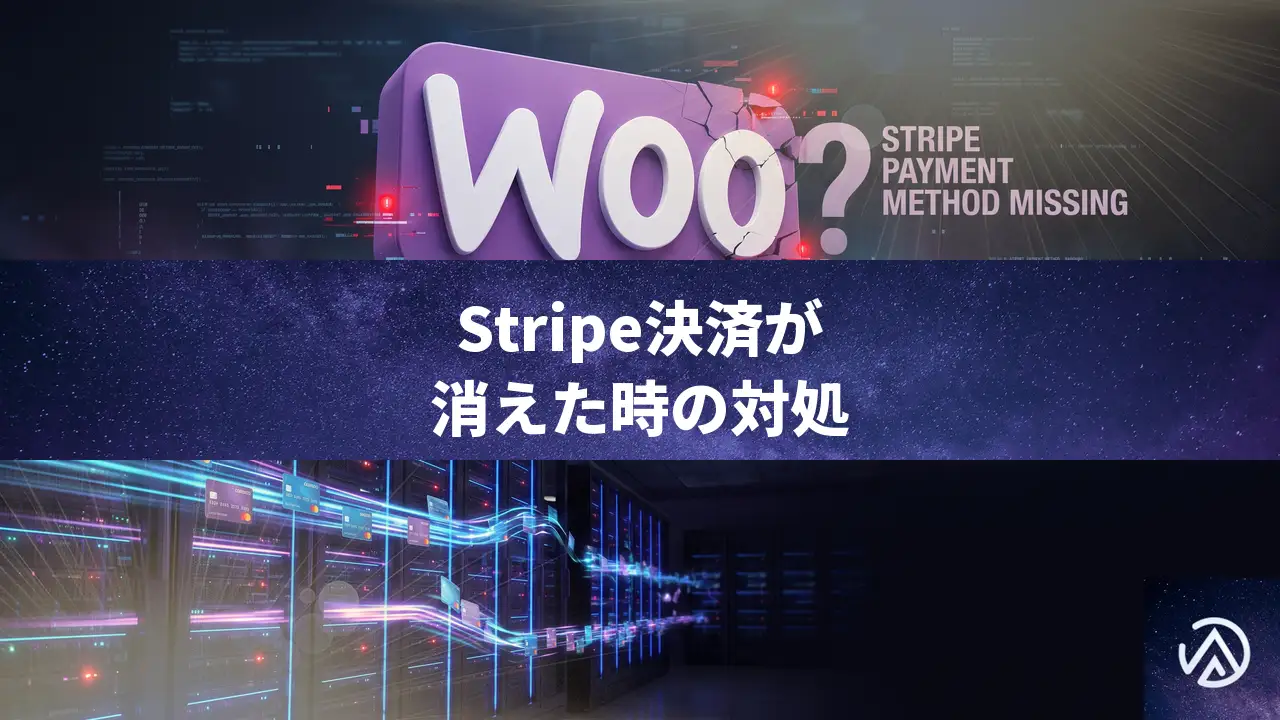 WooCommerceのStripe決済が自動更新後に消えた時の原因と対処法