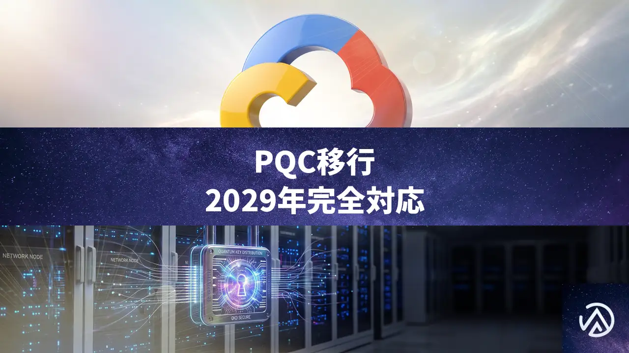 Google Cloudが2029年までに耐量子暗号へ完全移行。PQCロードマップの全容と企業が取るべき3ステップ