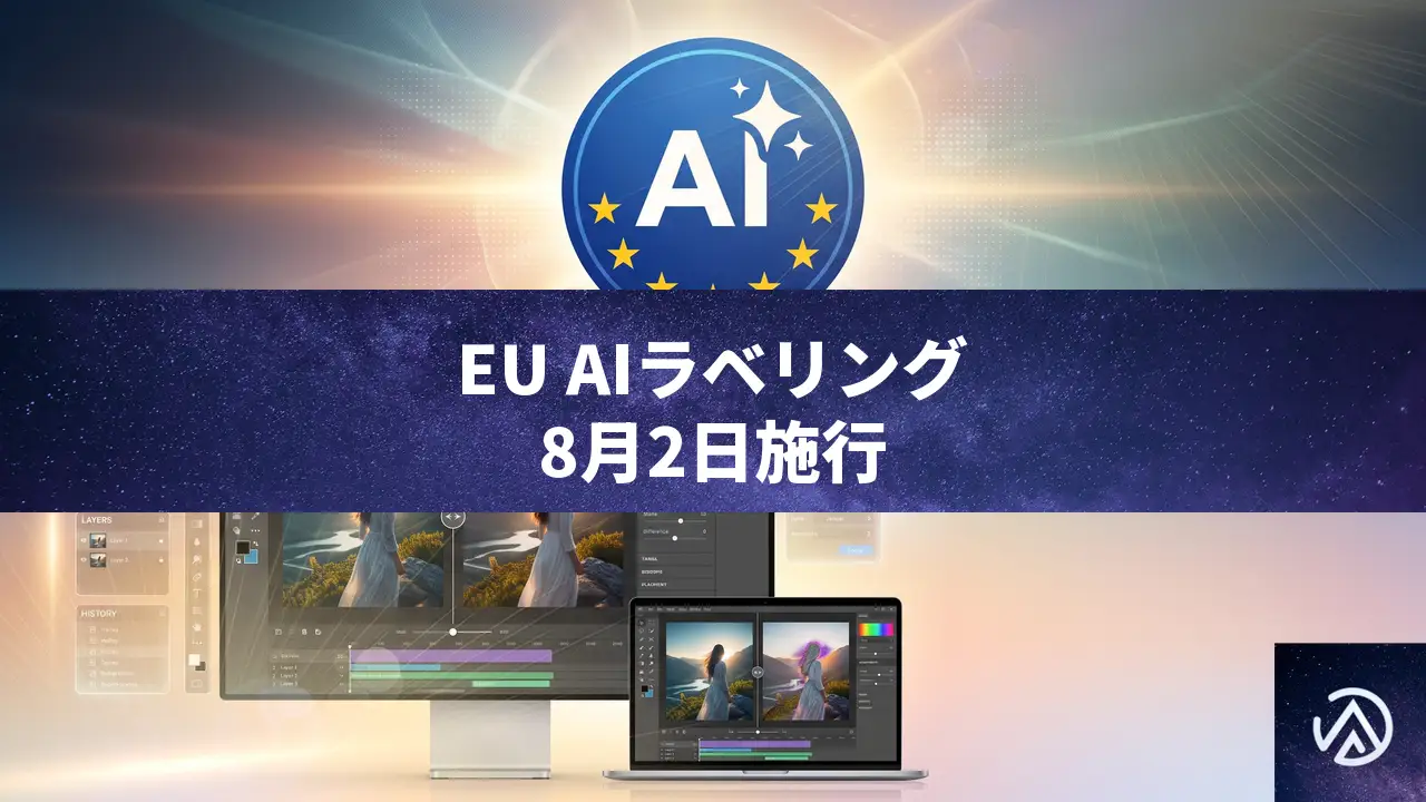 EUのAIラベリング規則が8月2日施行。サイト運営者が知るべき4つの義務