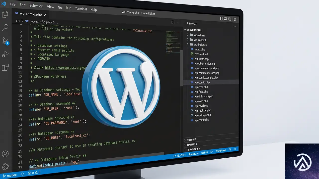 wp-config.phpのテーブル接頭辞を正しい値に直す手順