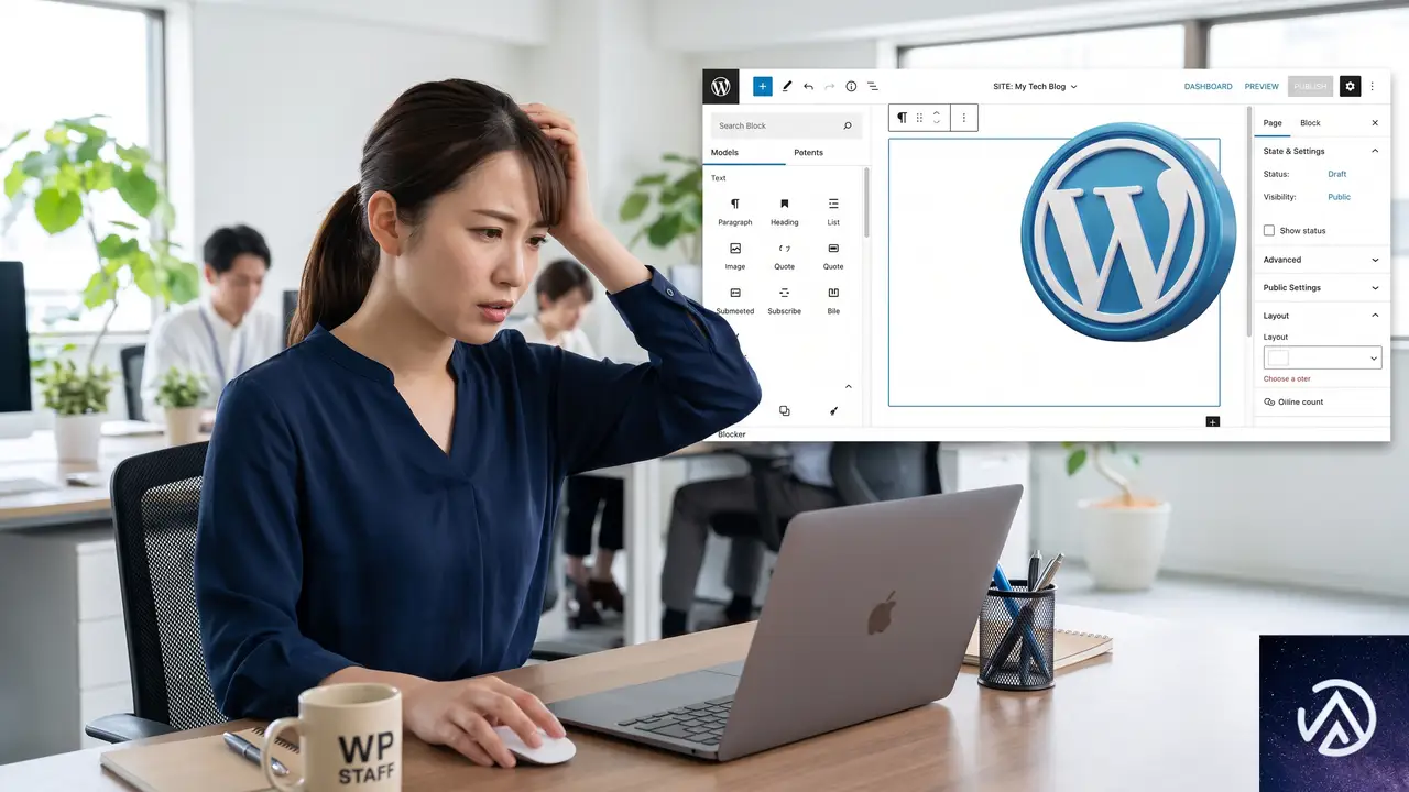 なぜサイトエディターだけが真っ白になるのか