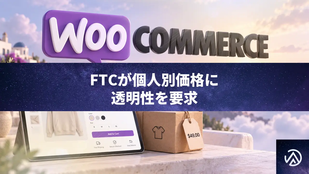 FTCが個人別価格表示に透明性要求。WooCommerce事業者の備え