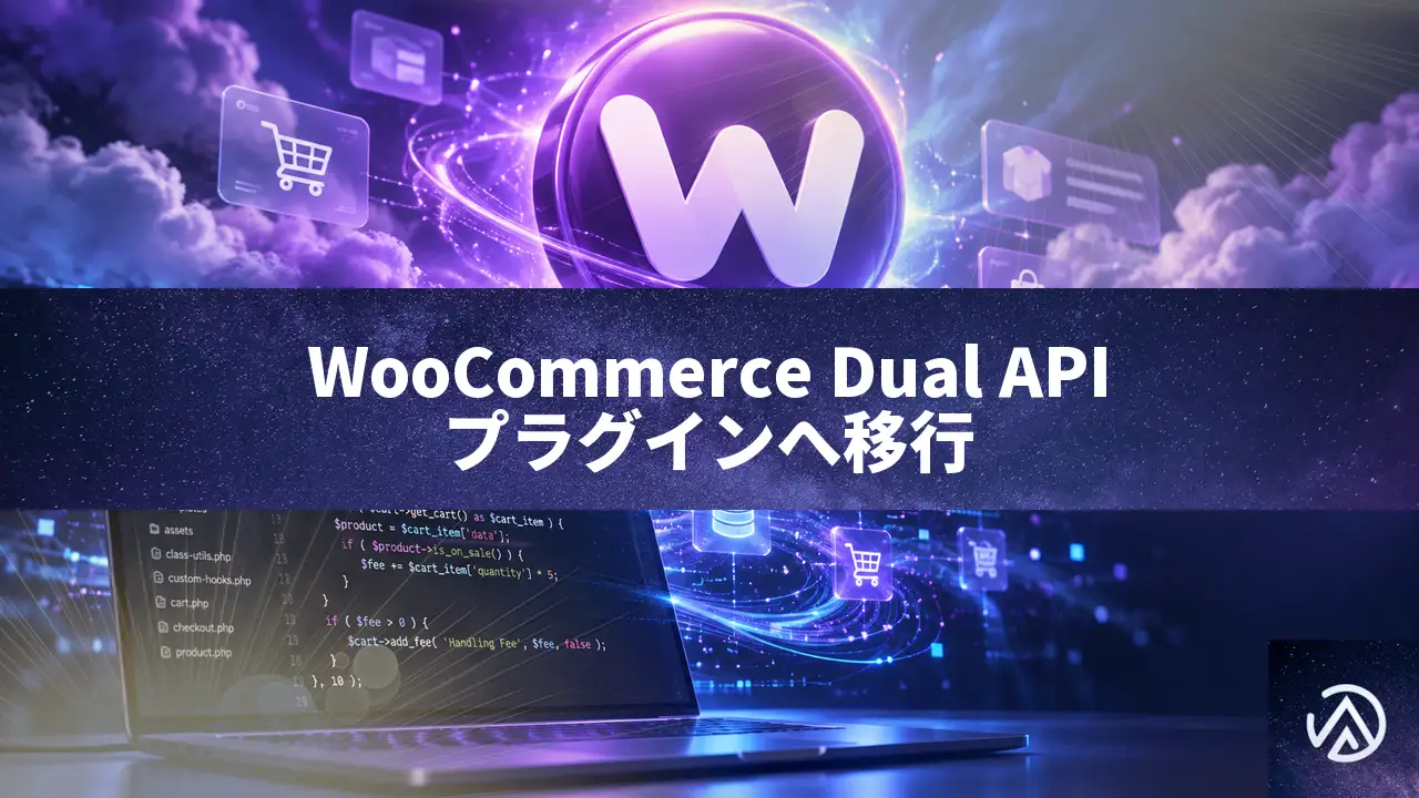 WooCommerce Dual APIが専用プラグインに移行、コアから削除へ