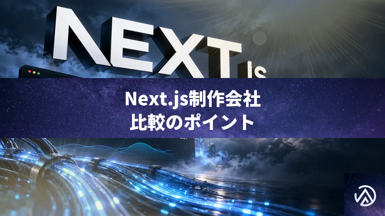 Next.js制作会社の比較で見るべきは、公開後の表示速度と拡張性だ