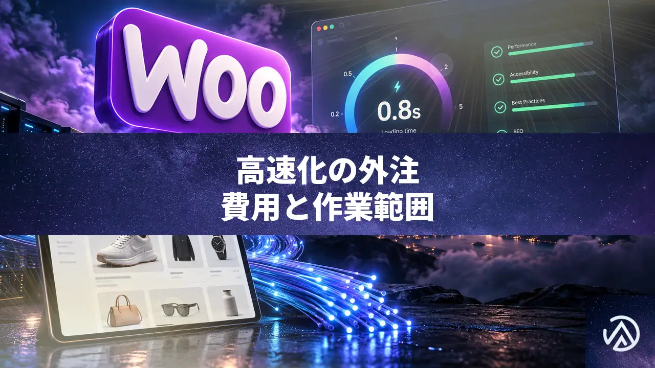 WooCommerce高速化を外注する費用は95,000円、作業の中身を公開