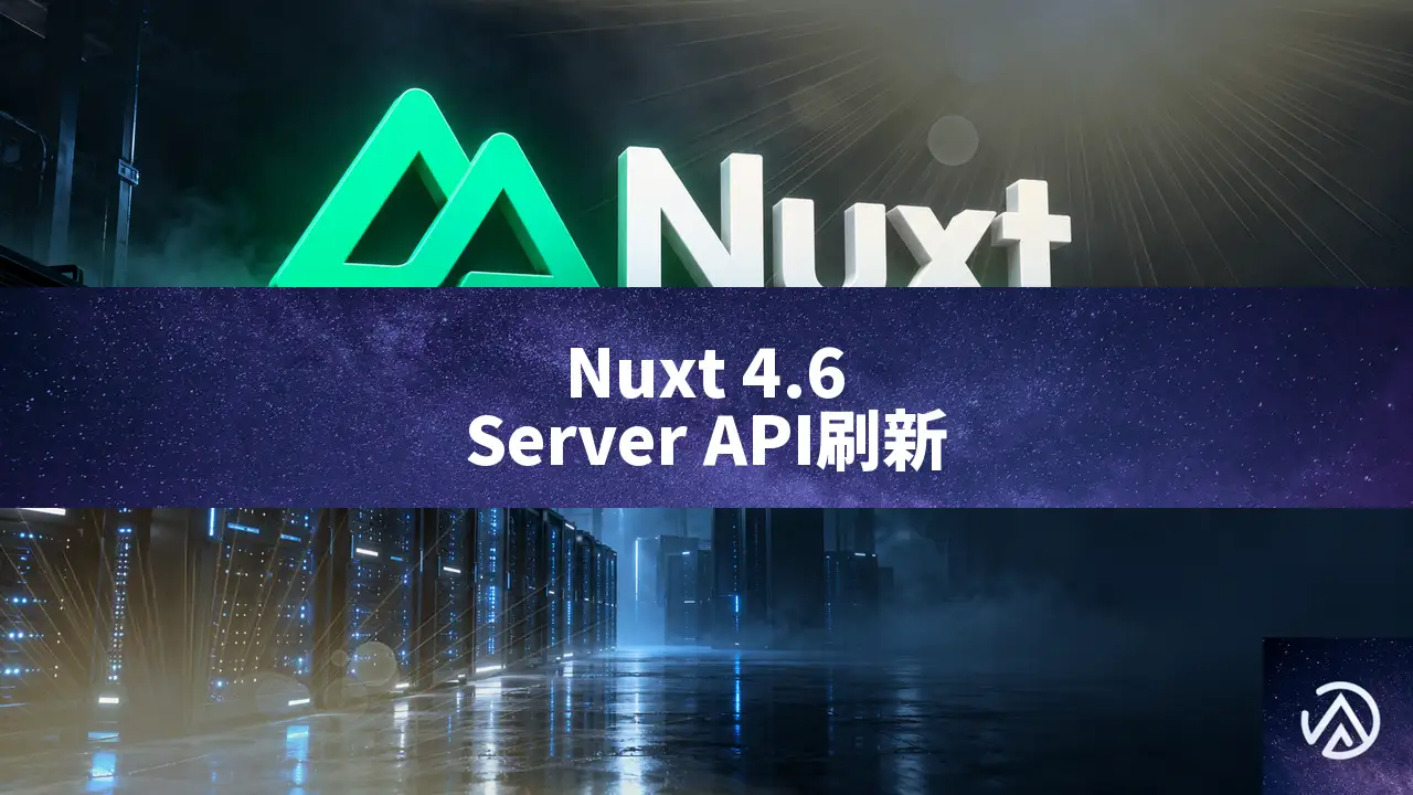 Nuxt 4.6リリース、Server API刷新と高速化した型推論の全容