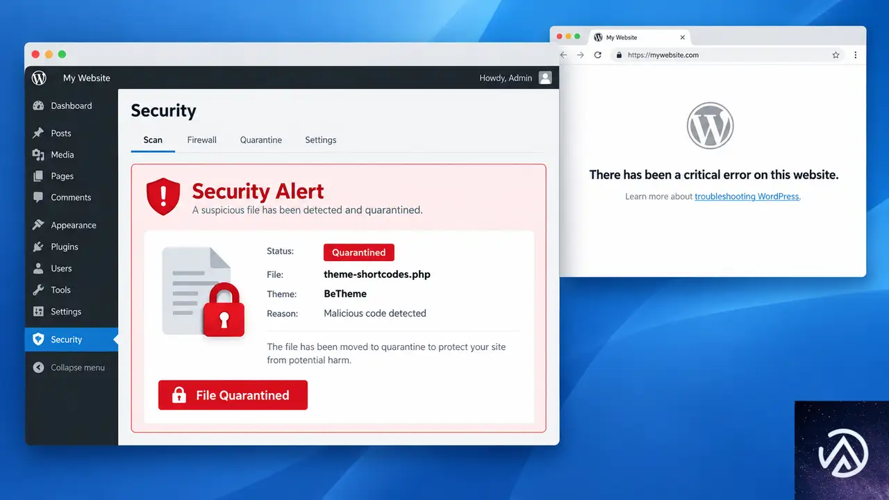 なぜテーマファイルの隔離でサイト全体が表示されなくなるのか