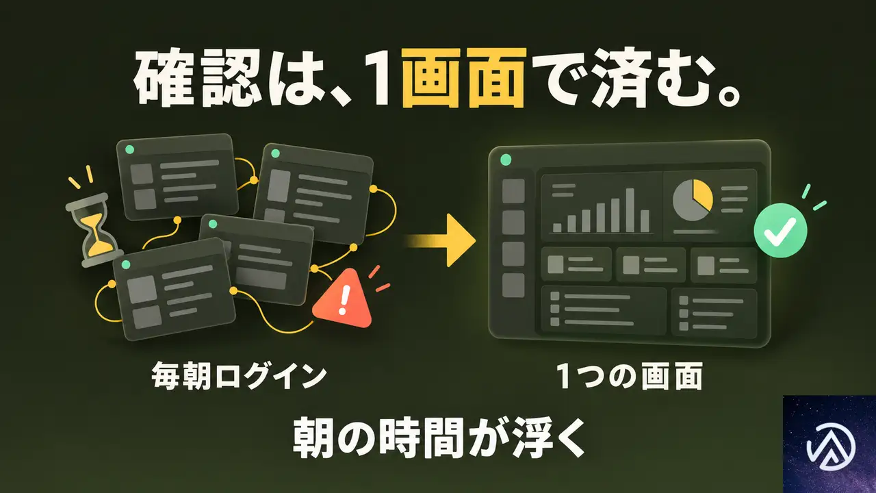 API連携を入れると、毎朝の確認作業はどう変わるのか