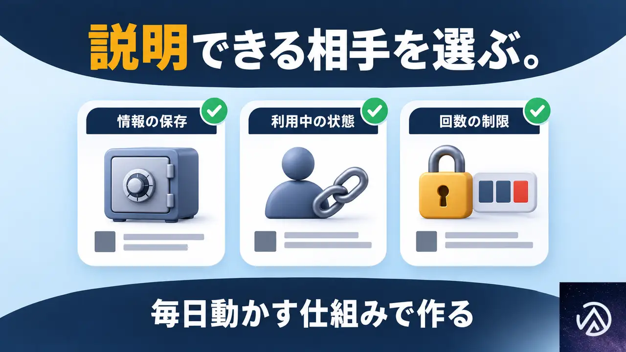 ログイン機能の開発は、費用のほかに何を見て頼む先を選ぶのか