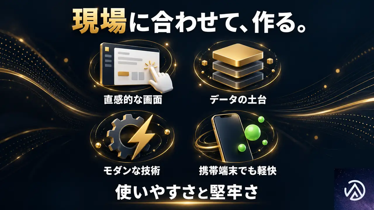 私たちの業務アプリ開発は、何をどこまで作るのか