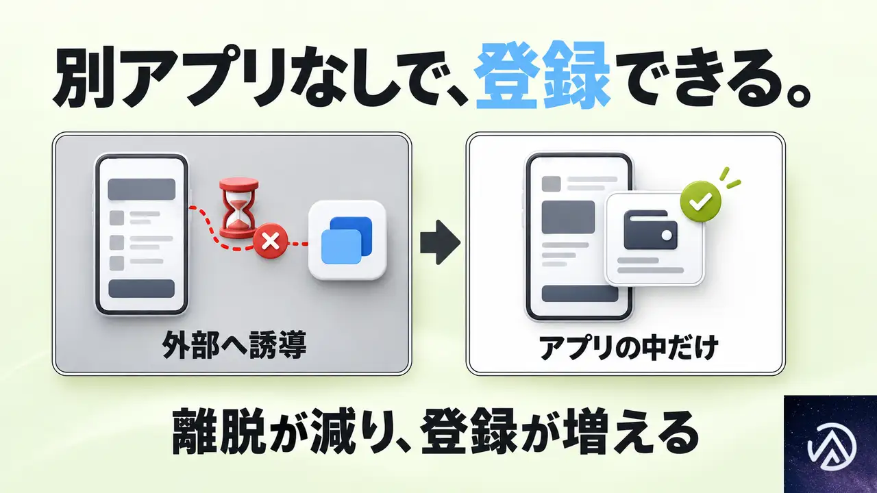 独自ウォレットは、登録の離脱と鍵の事故にどう効くのか