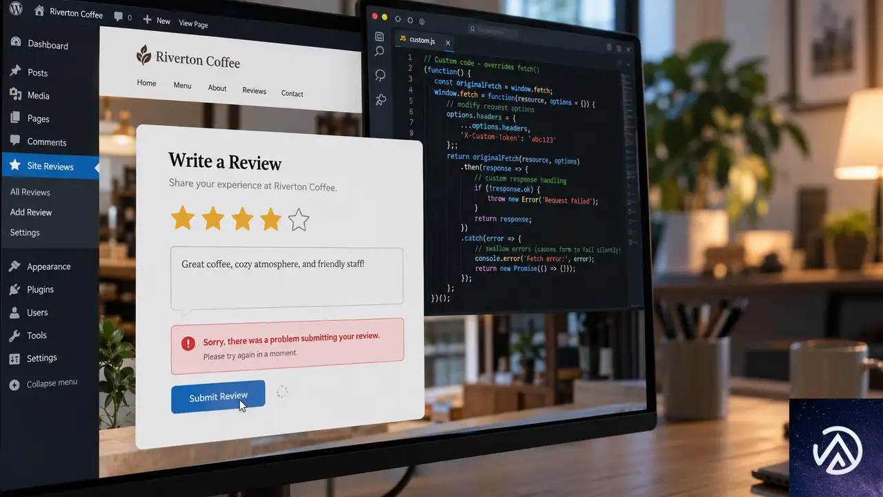 なぜSite Reviewsでレビュー送信が失敗するのか