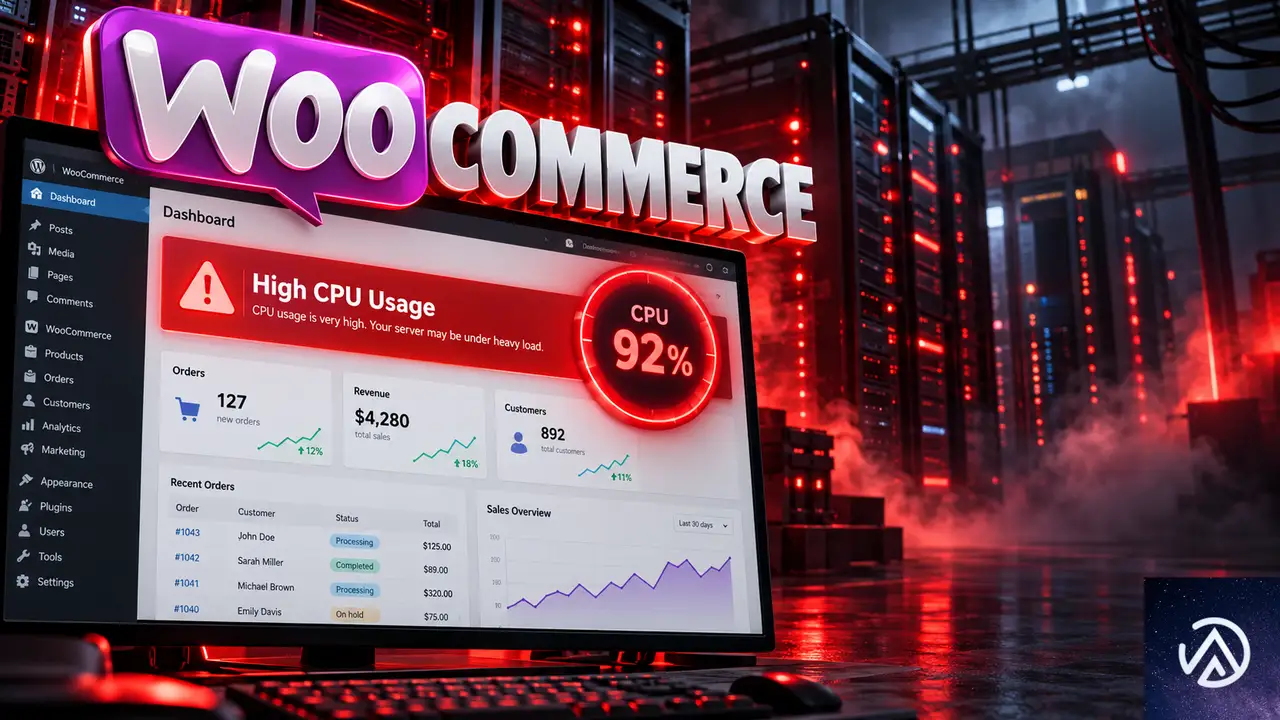 WooCommerceのCPU使用率が100%になる3つの原因