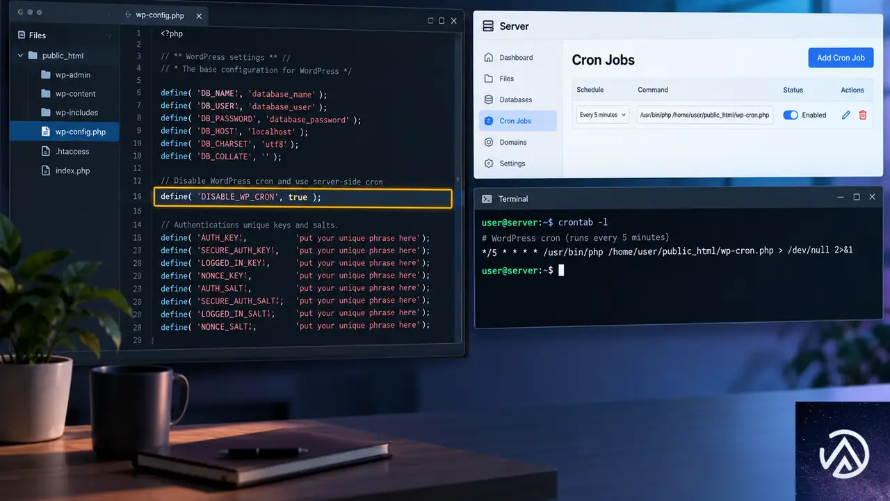 WP-Cronをサーバーcronに切り替えて負荷を分散する