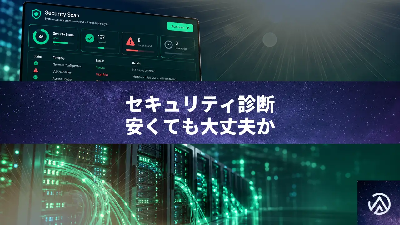 セキュリティ診断は安くても大丈夫か。失敗しないために見る5つの点