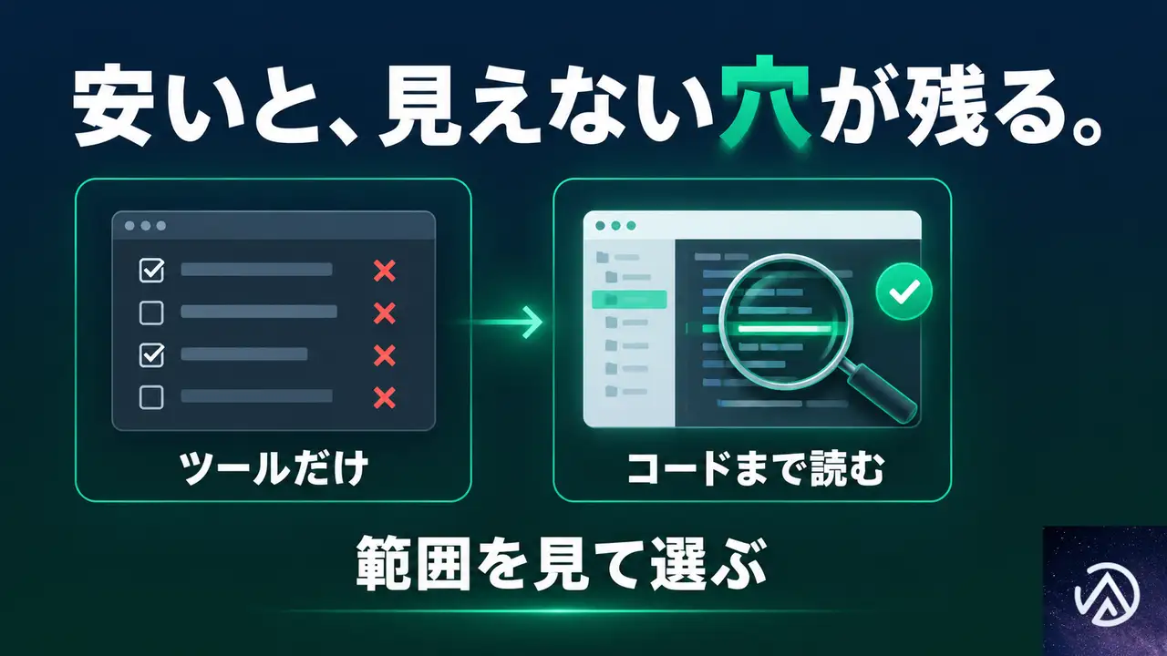 安いセキュリティ診断で起きる失敗