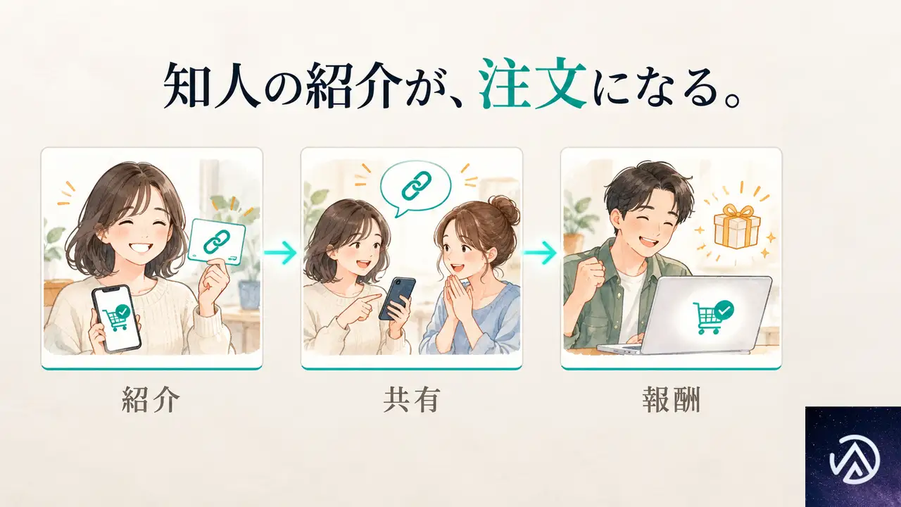 購入者紹介の仕組みが注文を増やす理由