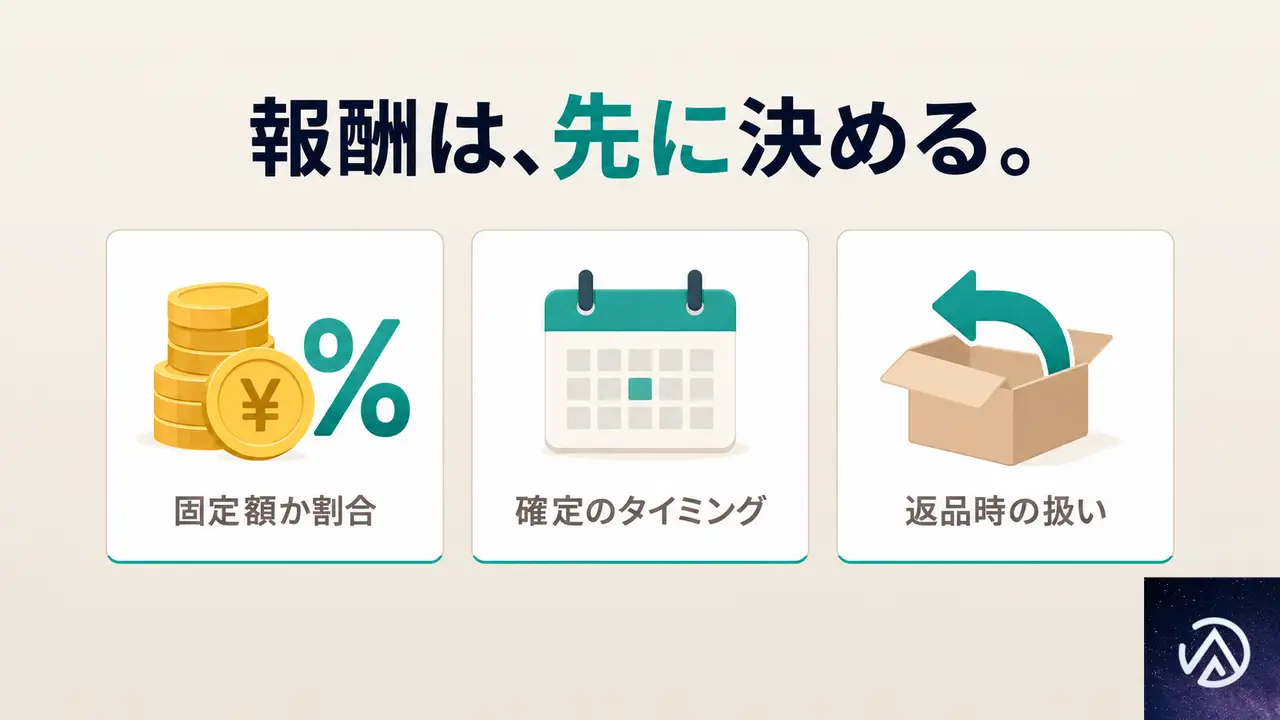 購入者紹介の報酬設計で先に決めること