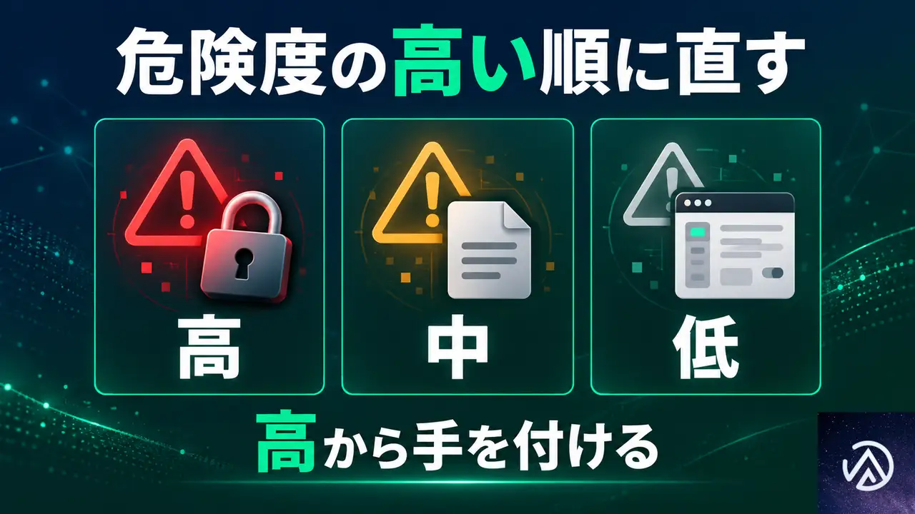 Webサイト脆弱性の報告書と改善手順、どこから読むか