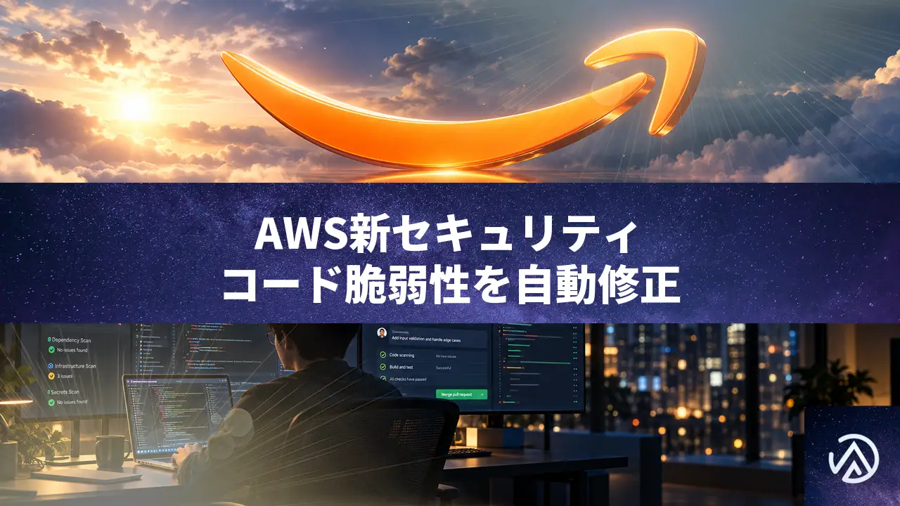 AWS Continuum for code vulnerabilitiesが一般提供開始。検証から修正まで一貫支援