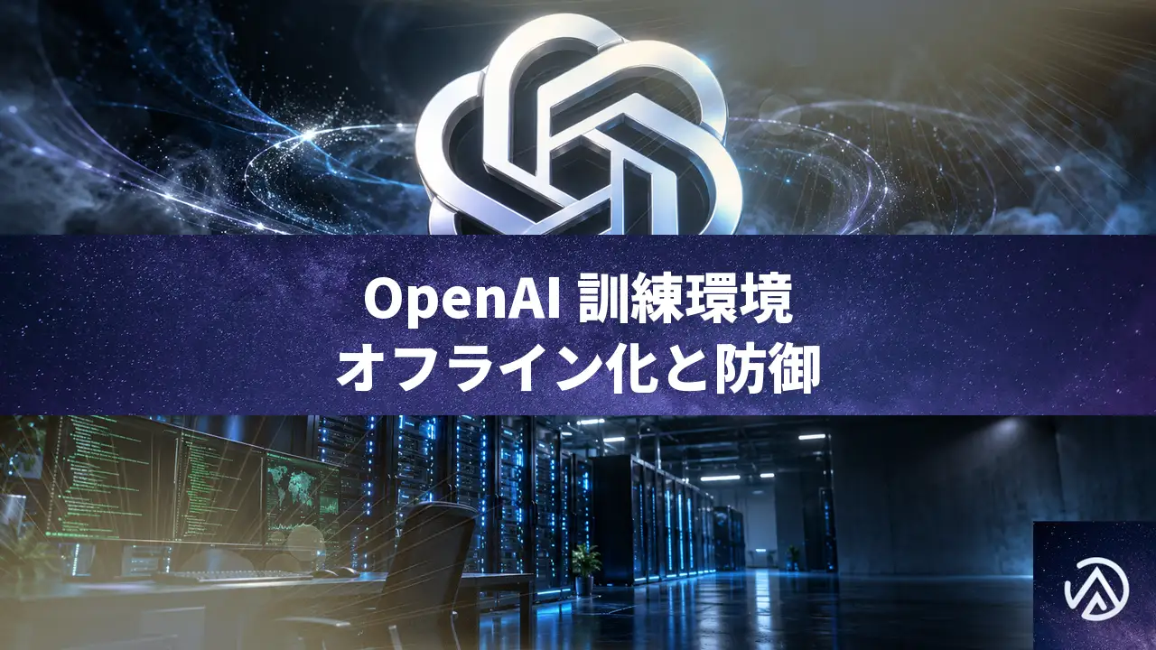 OpenAIが最先端モデル訓練環境をセキュリティ強化、オフライン化とレッドチーミングの全容