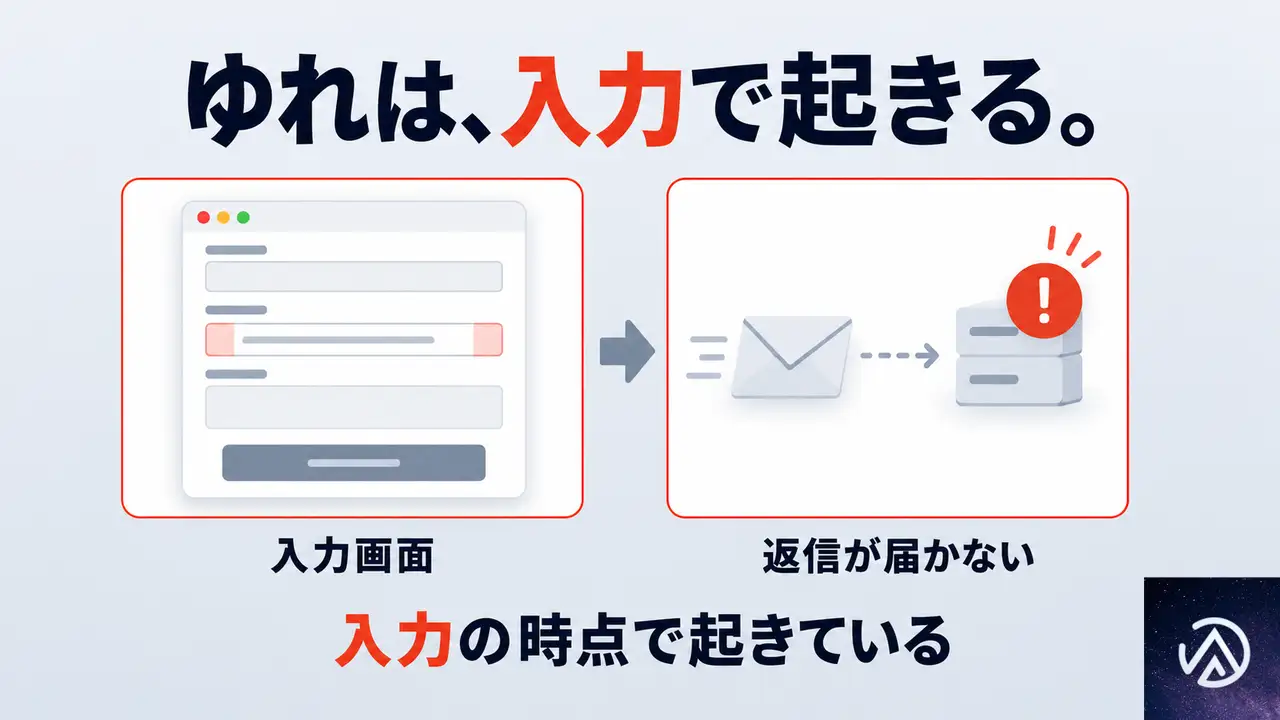 メールアドレスの表記ゆれが起きる場所と、そのまま返信したときの影響