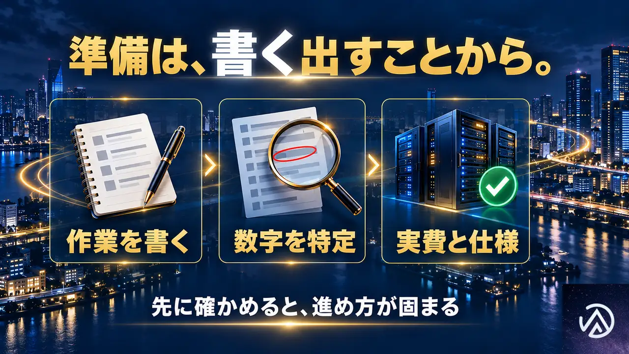 エクセル管理からシステム化に進む準備