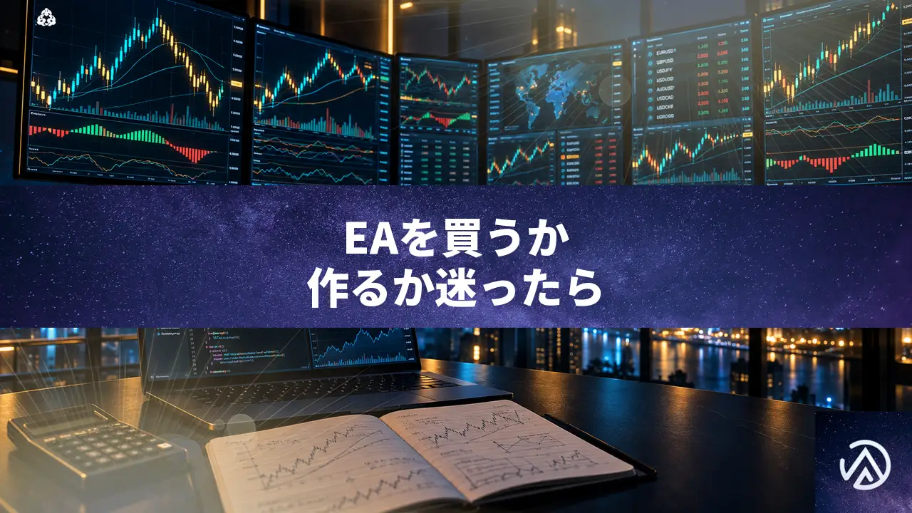 EAを買うか作るか迷ったら、まず売買ルールを数値化する