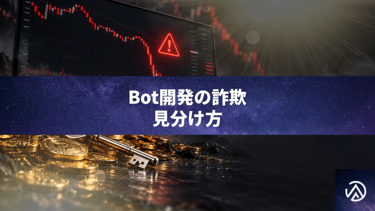 Bot開発の詐欺の見分け方。利益保証と鍵の預かりに注目しよう