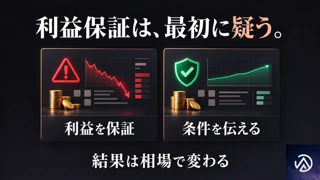 Bot開発の詐欺は「利益保証」で見分ける
